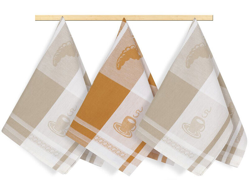 Kuchyňská utěrka 50x70cm šálky